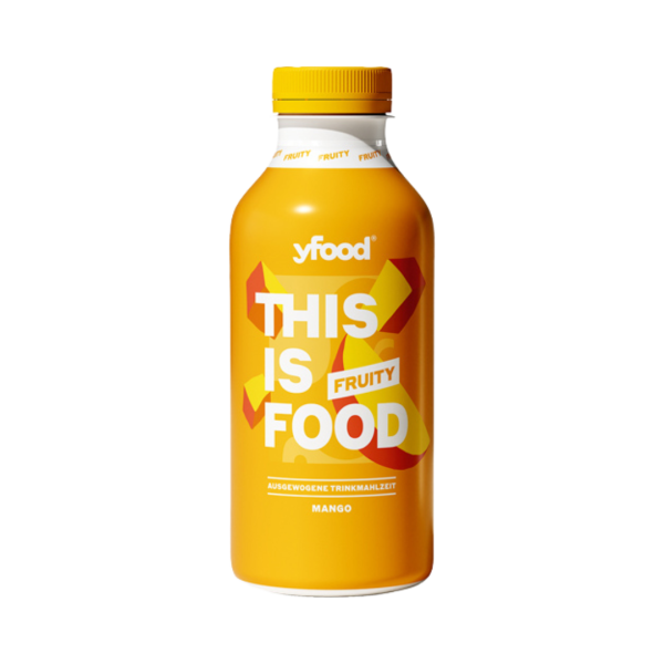yfood Drink Fruity Mango, ausgewogene Trinkmahlzeit, EINWEG PET, 500ml